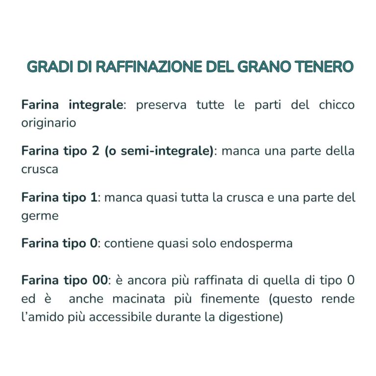 raffinazione grano tenero